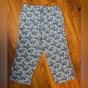 Woman’s Lucky Brand Floral Inspired Pajama Pants Size Medium